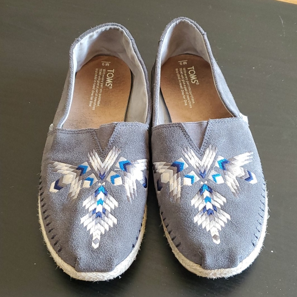 Aztec slip on shoes